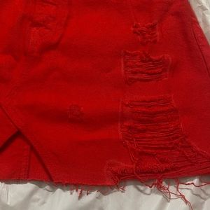 Zara red skirt (new)